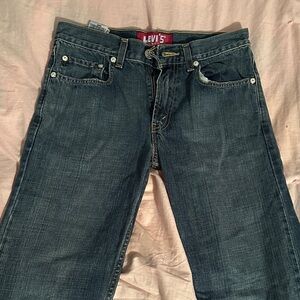 Levi's Dark Blue Slim Straight Jeans